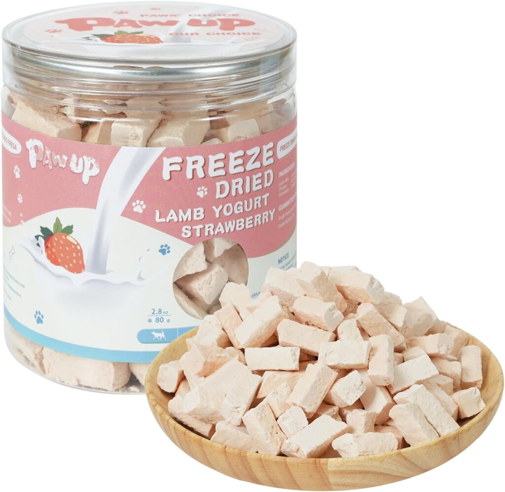 Freeze Dried Sheep Milk Yogurt Flavor with Strawberry