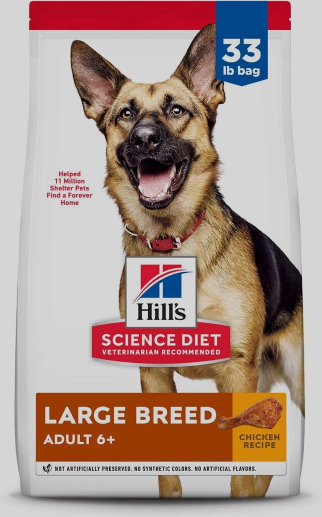 Hill's Science Diet Large Breed, Senior Adult 6+, Large Breed Senior Premium Nutrition, Dry Dog Food,