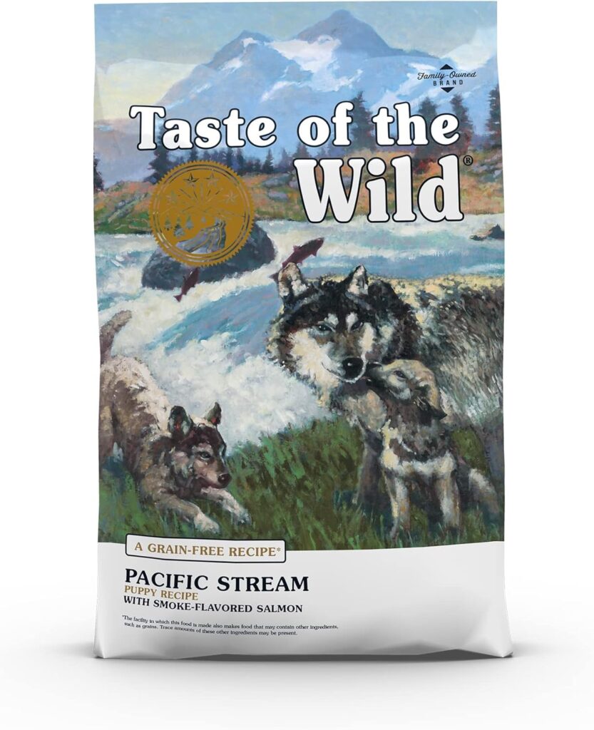 Taste of the Wild Pacific Stream Grain-Free Dry Dog Food with Smoke-Flavored Salmon 28lb