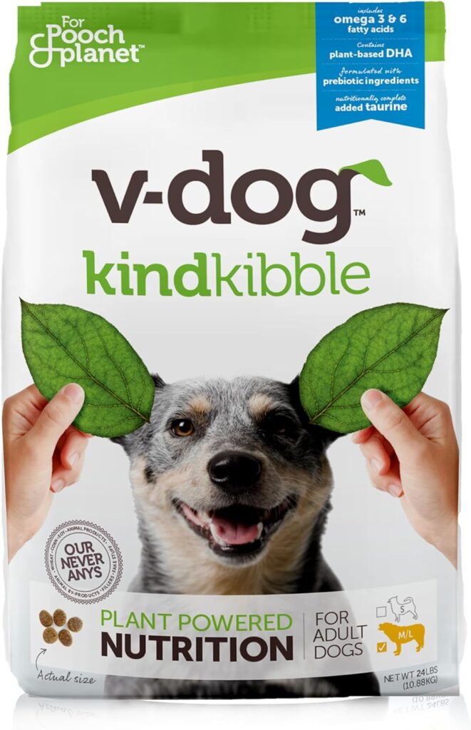 V-dog Vegan Kibble Dry Dog Food (24 LB) 