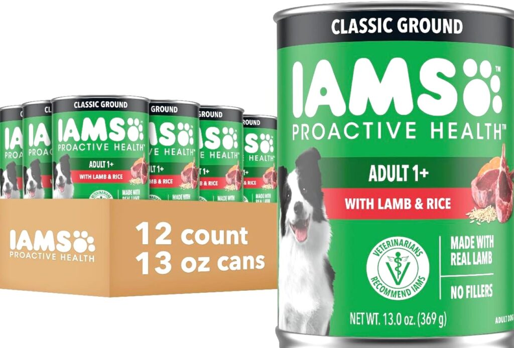 IAMS Proactive Health Adult Wet Dog Food Classic Ground with Lamb and Rice, 13 oz. Cans,Affordable cat food, Budget-friendly cat food, Dry cat food, Inexpensive cat food, Best value cat food, Cat food reviews, High-quality ingredients, Nutritional cat food, Healthy cat food, Budget cat food brands, Purina Cat Chow, Purina ONE, ams, Friskies, Meow Mix, Rachael Ray Nutrish, Hill's Science Diet, Kirkland Signature cat food, Dave's Pet Food, High-protein dry cat food, Grain-free cat food (affordable), Cat food for sensitive stomachs, Cat food for hairball control, Natural ingredients cat food, Cat food with real meat, AAFCO-compliant cat food, #CheapCatFoodOptions#HealthyCatFoodLowCost#CatFoodCompariso#TopValueCatFood#CatNutritionForLess#SmartPetShopping#CostEffectiveCatMeal#BestBudgetCatFoodBrands #CatFoodDeals#LowCostFelineNutrition#QualityCatFoodAffordable#CatFoodSavings