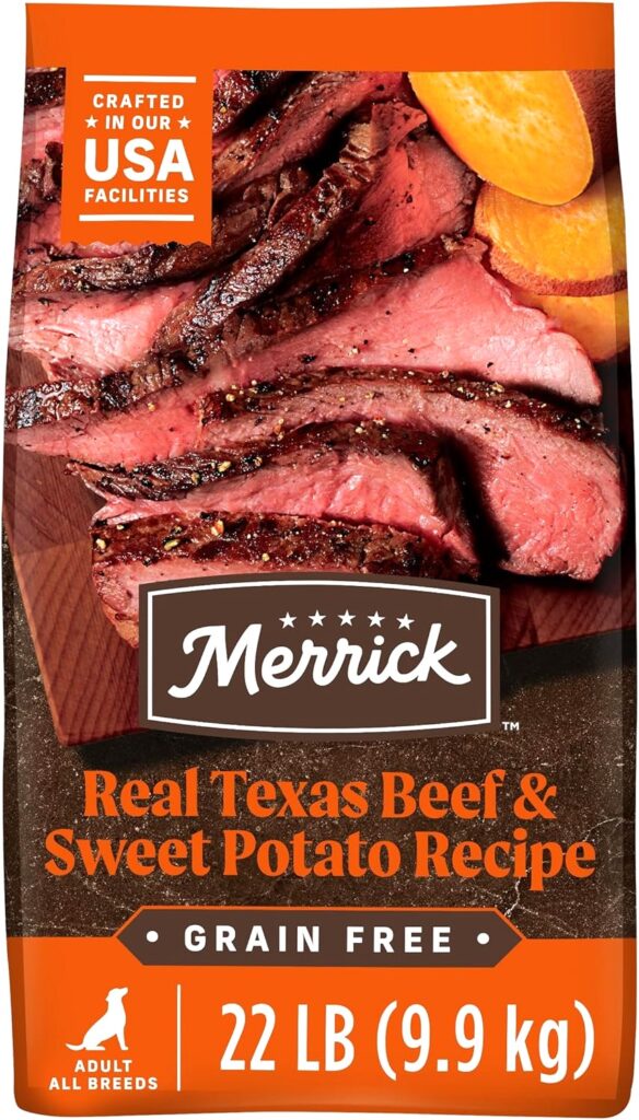 Merrick Premium Grain Free Dry Adult Dog Food, Wholesome And Natural Kibble