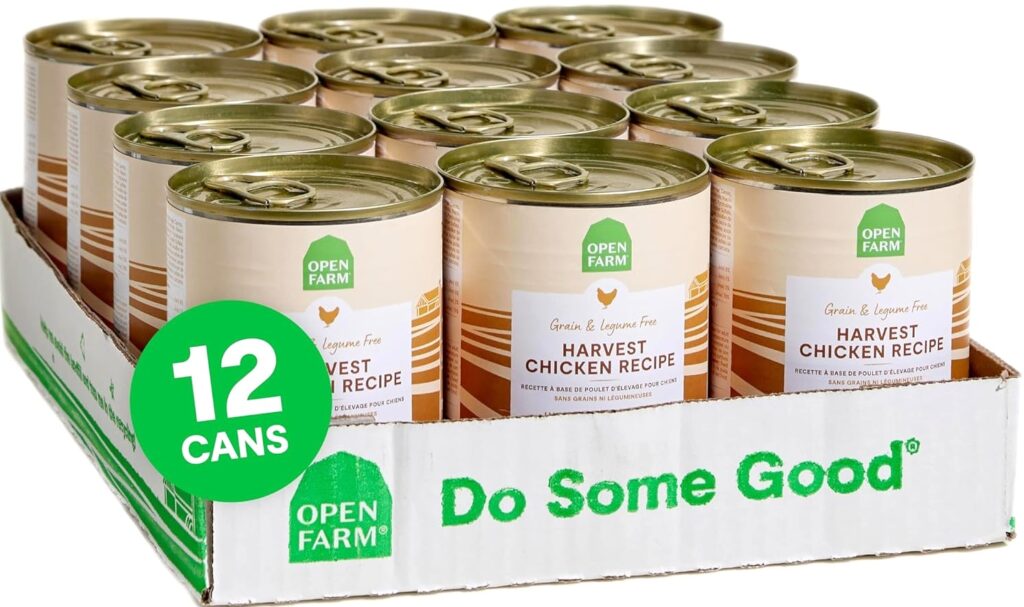 Open Farm Canned Dog Food, Paté for Complete & Balanced Nutrition, Grain-Free and Legume-Free