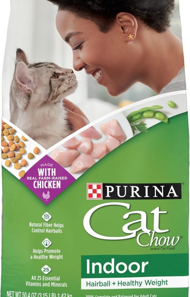 Purina Cat Chow Indoor Dry Cat Food, Hairball + Healthy Weight